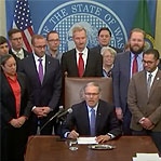 Jay Inslee signing bills against conversion therapy