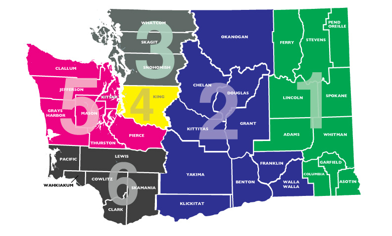 WSPA Chapter Map